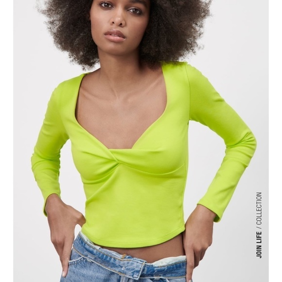 Zara Tops - 𝅺ZARA KNOTTED TOP